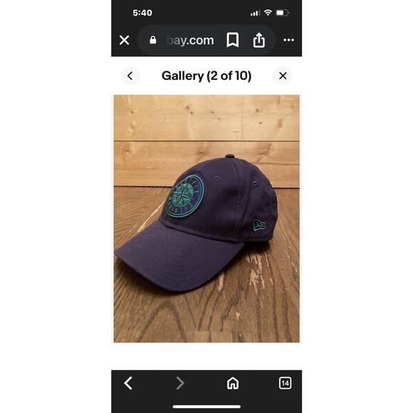 VICTORIAS SECRET PINK GENUINE SEATTLE MARINERS MLB BASEBALL CAP HAT TEAM - Picture 2 of 12